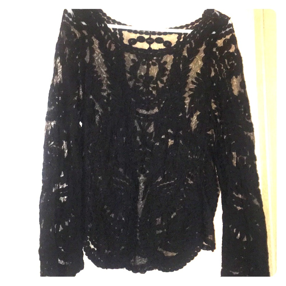 Black Lace Top